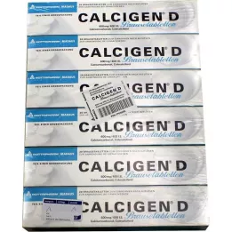 CALCIGEN D 600 mg/400 U.I. Compresse effervescenti, 120 pz