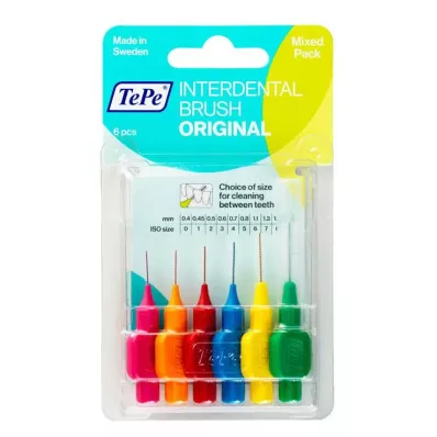 Scovolino interdentale Tepe misto, 6 pezzi Scovolino interdentale Tepe misto, 6 pezzi