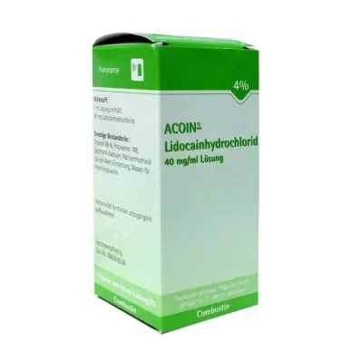 Acoin lidocaina cloridrato 40 mg/ml soluzione, 50 ml
