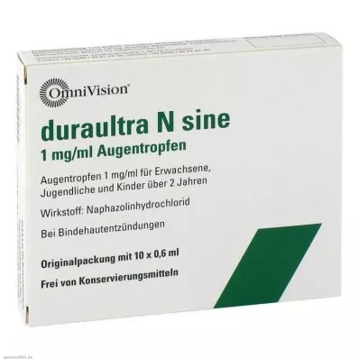 DURAULTRA N sine collirio, 10X0,6 ml