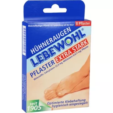 LEBEWOHL Gesso di mais extra forte inserito, 8 pz