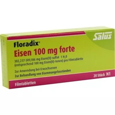 FLORADIX Ferro 100 mg forte compresse rivestite con film, 20 pz