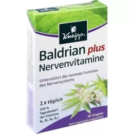 KNEIPP Valeriana più vitamine nervine dragées, 40 pz
