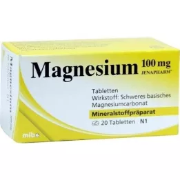 MAGNESIUM 100 mg compresse Jenapharm, 20 pz