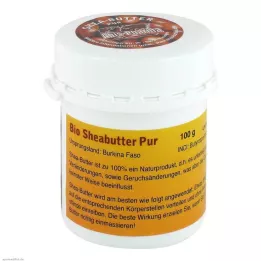 SHEABUTTER Biologico puro non raffinato, 100 g