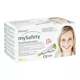DIAMET lancette di sicurezza lite 29 G 1,5 mm, 50 pz