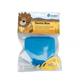 MIRADENT Scatola per apparecchi ortodontici Dento Box I blu, 1 pz