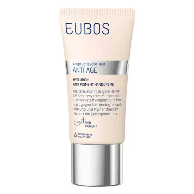 Eubos Anti-Age Crema Mani Anti-Pigmento Ialuronico LSF 15, 50 ml
