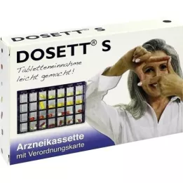 DOSETT S Cassetta medicinale blu, 1 pz