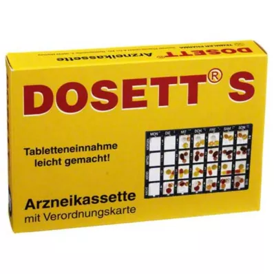 Cassetta medicinali Dosett S blu, 1 pz Cassetta medicinali Dosett S blu, 1 pz