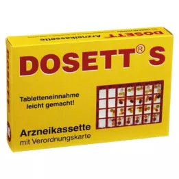DOSETT cassetta S Medicine rossa, 1 pz