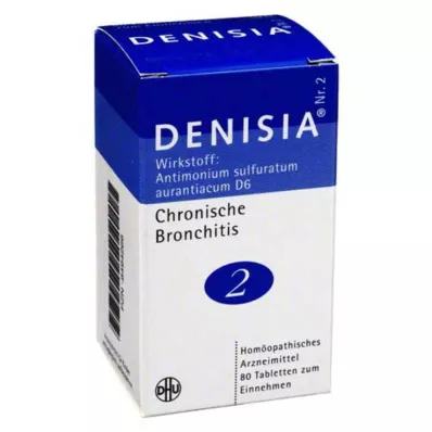 DENISIA 2 Compresse per bronchite cronica, 80 pz