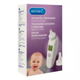 ALVITA Termometro auricolare a infrarossi, 1 pz