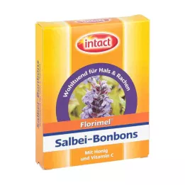 FLORIMEL Caramelle alla salvia con vitamina C, 50 g