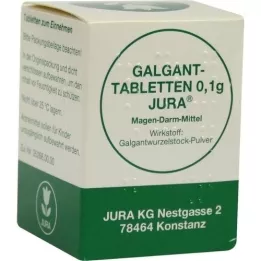 GALGANTTABLETTEN 0,1 g Jura, 100 pz