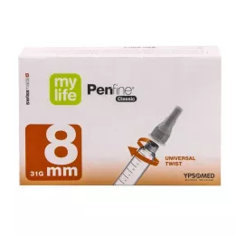 MYLIFE Cannule Penfine Classic 8 mm, 100 pz