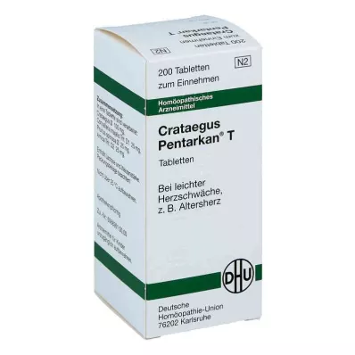 Crataegus Pentarkan T compresse (200 pezzi)