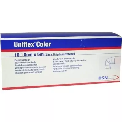 UNIFLEX Bende universali 8 cmx5 m blu, 10 pz