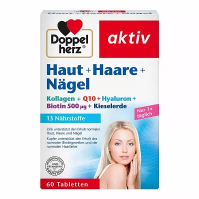 DOPPELHERZ Compresse Pelle+Capelli+Unghie, 60 pezzi