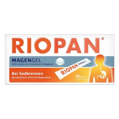 RIOPAN Confezione di gel stick per lo stomaco, 10X10 ml