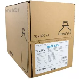 ISOTONE Soluzione salina 0,9% Braun Ecoflac Plus, 10X500 ml