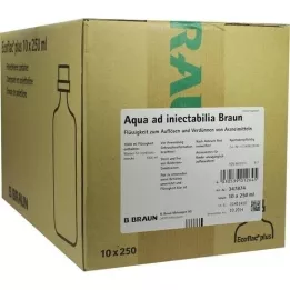 AQUA AD injectabilia Ecoflac Plus Soluzione per infusione, 10X250 ml