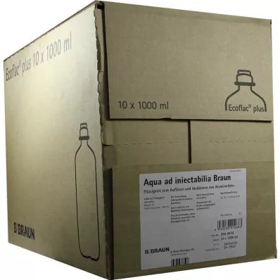 Aqua AD Injectabilia Ecoflac Plus soluzione per infusione, 10X1000 ml