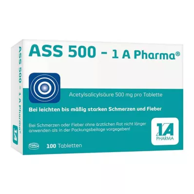 ASS 500 compresse 1A Pharma, 100 pz ASS 500 compresse 1A Pharma, 100 pz