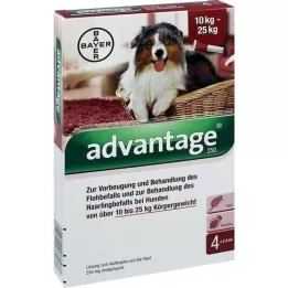 ADVANTAGE 250 soluzione per cani 10-25 kg, 4 pz