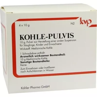 KOHLE polvere di pulvis, 4X10 g