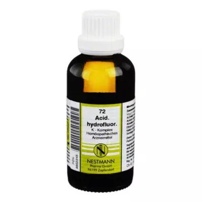 ACIDUM HYDROFLUORICUM K Complesso n.72 Diluizione, 50 ml ACIDUM HYDROFLUORICUM K Complesso n.72 Diluizione, 50 ml
