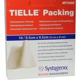 TIELLE Confezione medicazione in idropolimero 9,5x9,5 cm sterile, 10 pz