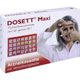 DOSETT Cassetta medicinale Maxi rossa, 1 pz