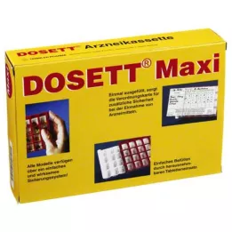 DOSETT Cassetta medicinale Maxi rossa, 1 pz