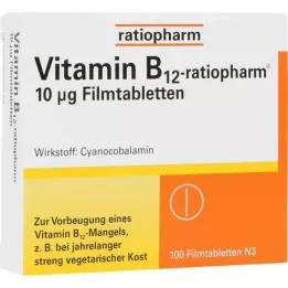 VITAMIN B12-RATIOPHARM 10 μg compresse rivestite con film, 100 pz