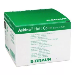 ASKINA Benda adesiva colore 6 cmx20 m verde, 1 pz