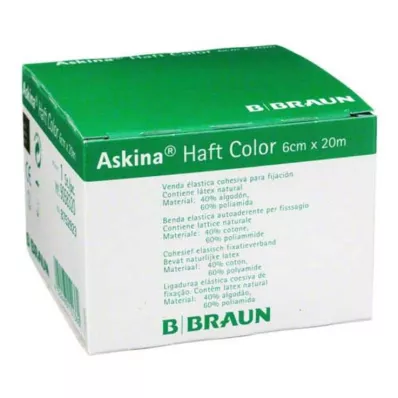 ASKINA Benda adesiva colore 6 cmx20 m verde, 1 pz