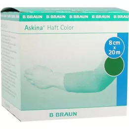 ASKINA Benda adesiva colore 8 cmx20 m verde, 1 pz