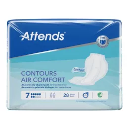 ATTENDS Contours Air Comfort 7 New Temporaries, 28 pz