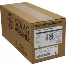 RINGER LÖSUNG DAB 7 Plastica, 10X250 ml