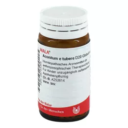 ACONITUM E tubere D 20 globuli, 20 g