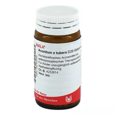 Aconitum tubere D 20 globuli, 20 g Aconitum tubere D 20 globuli, 20 g
