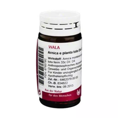 Arnica E Planta tota D 4 globuli, 20 g Arnica E Planta tota D 4 globuli, 20 g