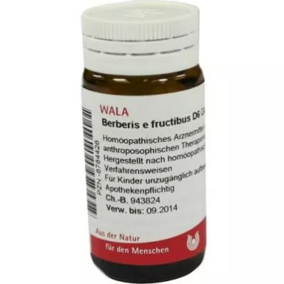 Berberis E Fructibus D6 globuli (20 g)