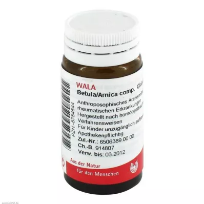 Betula/Arnica comp.Globuli, 20 g Betula/Arnica comp.Globuli, 20 g