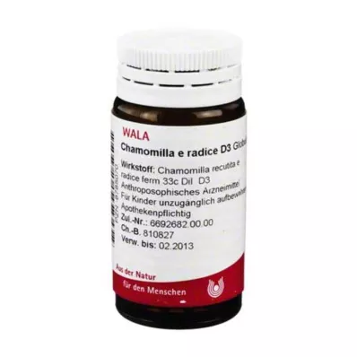 Chamomilla E Radix D 3 globuli, 20 g Chamomilla E Radix D 3 globuli, 20 g