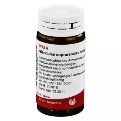 GLANDULAE SUPRARENALES globuli comp., 20 g