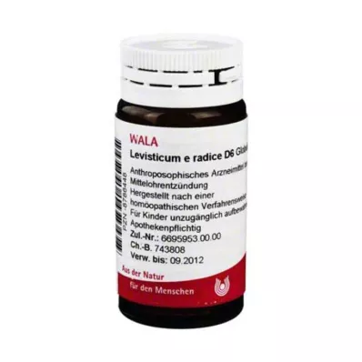 Levisticum E Radice D 6 globuli, 20 g