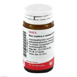 NUX VOMICA E seme D 12 globuli, 20 g