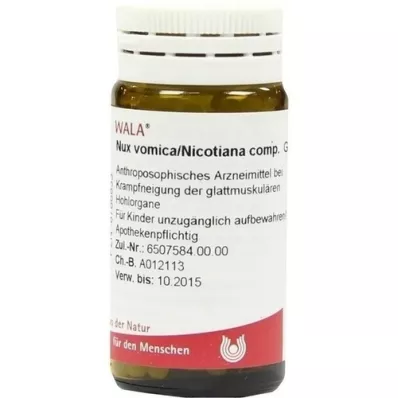 NUX VOMICA/NICOTIANA globuli comp., 20 g